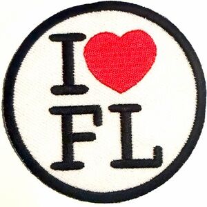 I love Florida patch iron FL Orlando Miami palm beach Key West DIY